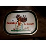 Guinness For Strength advertising tray.