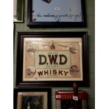 DWD Whiskey advertisement.