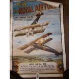 Join The Royal Air Force and Share in Their Honour and Glory poster.