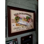 Old Dublin Whiskey James Weir & Co Burgh Quay Dublin advertisement.