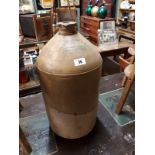 19th. C. stone ware flagon James Mc Allister Ballymena.