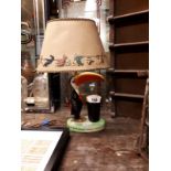 Guinness Toucan Carleton Ware lamp with original shade.