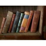 Lot of leather bound books