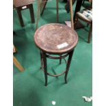 Vintage bentwood high stool