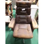 Vintage leather excutive office chair