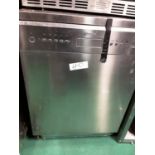 Stainless steel Smeg under counter dishwasher