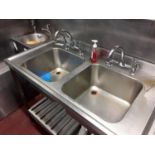 Double drainer sink