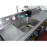 Stainless steel large wash sink