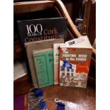 Group of books including Cork Constitution - Rugby plus some early pamphlets and 1916 literature.