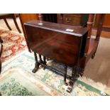 Neat Edwardian mahogany Sunderland table.