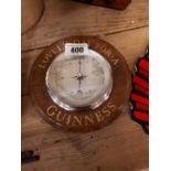 LOVELY DAY FOR A GUINNESS barometer.