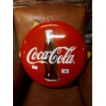 COCA COLA enamel advertising sign.