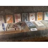 Collection of 1960's and 1970's advertising playing cards.