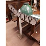 19th. C. cast iron railway signal - 85 LEV.