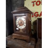 19th. C mahogany mantle clock.