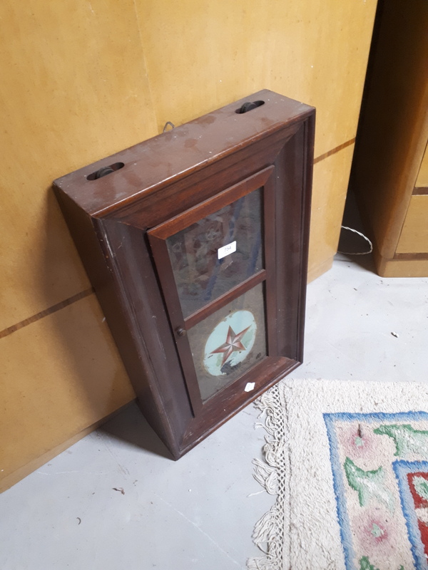 Ginger bread mantle clock and fishbox clock in need of restoration.