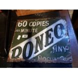 Romeo Printing enamel sign.