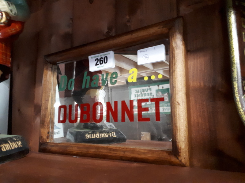 Have A Dubonnet advertising mirror.