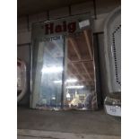 HAIG SCOTCH WHISKEY advertising mirror.