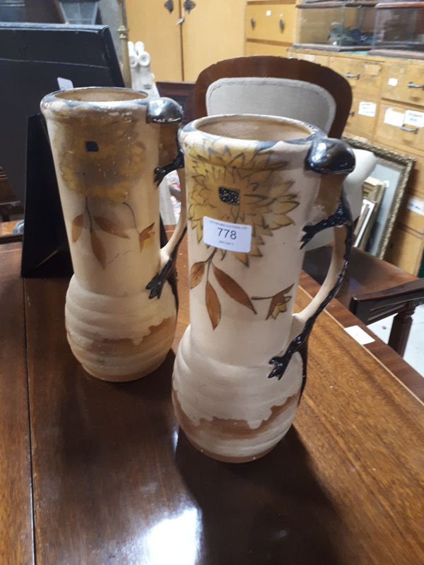Pair of ceramic vases.
