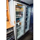 Tenfold single door upright fridge.