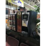 Flava coffee machine with accessories.