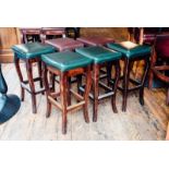 Set of six high stools - various colours.