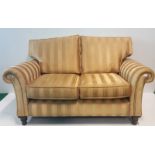 Two Seater upholstered settee, 60ins wide.