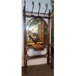 Mirrored Bentwood Hallstand, 37in (w) x 81in (h).