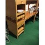 Maple wood dressing table.