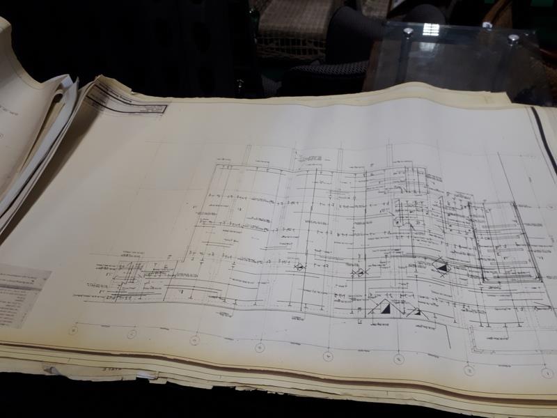 Set of drawings of Clerys reconstruction 1976