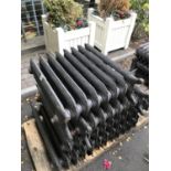 Victorian style cast iron radiator.