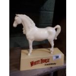 WHITE HORSE SCOTCH WHISKY plastic advertising figure.