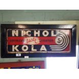 Framed NICHOL KOLA advertisement.