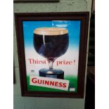 Framed print THIRST PRIZE GUINNESS.