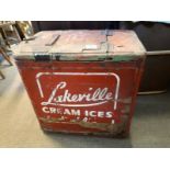 1930'S Lakerville Ice Creams Dublin freezer box.