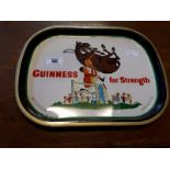 GUINNESS tin plate advertising tray.