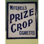 Mitchell's Prize Crop enamel sign.