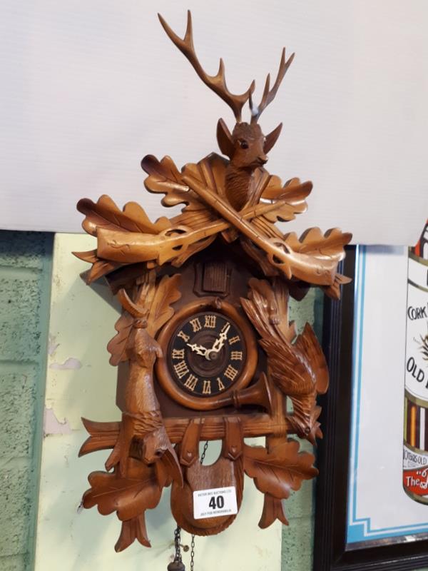 Decorative 19th. C. Cuckoo clock.