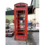 K 6 Red British telephone kiosk.