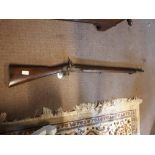 19th. C. Enfield percussion capped rifle.