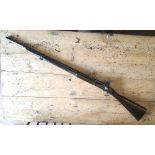 19TH. C. Sneider rifle. Stamped with Crown and VR.