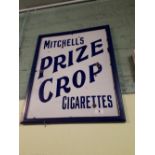 Mitchell's Prize Crop enamel sign.