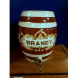 19th. C. ceramic Brandy dispenser.