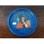 Mc Ewan's Beer tinplate advertising tray.