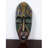 Large African mask.