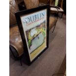 Framed print DUBLIN COACH TOURS BY CIE.