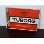 Tuborg showcard.