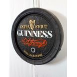 Guinness Barrell end wall sign.