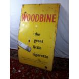 Woodbine - The Great Little Cigarette enamel sign.